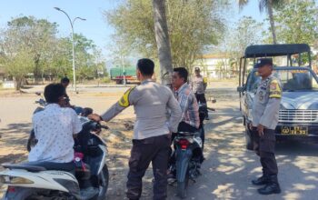 Patroli Polsek Taliwang Tingkatkan Keamanan di Area Terminal