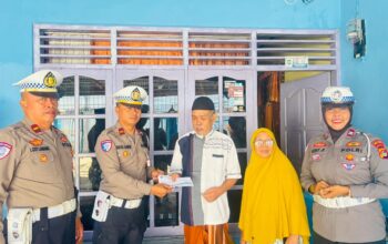 Sat Lantas Polres Bima Kota Gelar Anjangsana HUT Polisi Lalu Lintas Bhayangkara ke-70 Bersama Pensiunan Polri