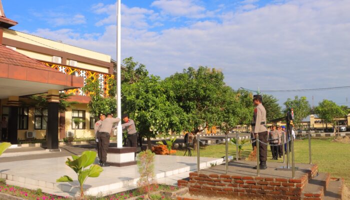 Polres Lombok Utara Gelar Upacara Peringatan Hari Kesadaran Nasional Tahun 2025
