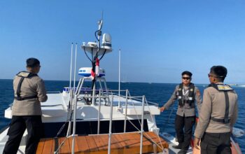 KP XXI-2015 Ditpolairud Polda NTB Perketat Pengamanan Laut Selat Lombok Jelang MotoGP Mandalika 2025