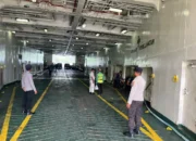 Tingkatkan Kamtibmas, Polsek Lembar Aktifkan Patroli di Atas Kapal Penyeberangan