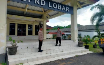 Tingkatkan Rasa Aman Warga, Polsek Gerung Sisir Area Wisata dan Perkantoran