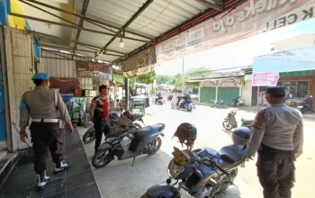 Cuaca Ekstrem & 3C, Polsek Sekotong Siaga di Lapangan