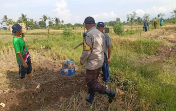 Sinergi Polri dan Petani Wujudkan Ketahanan Pangan di Karang Bongkot