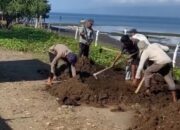 Sinergi Polisi dan Masyarakat, Pantai Dusun Sigi Bersih dan Tertata Berkat Gotong Royong