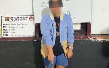 SATRESNARKOBA POLRES DOMPU RINGKUS SEORANG WANITA PENGEDAR SABU DI LINGKUNGAN BALI BARAT
