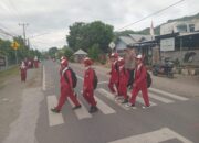 jaga keselamatan pelajar di pagi hari, personel jajaran polres summbawa barat melaksanakan rawan pagi