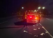 Satlantas Lombok Barat Antisipasi Kejahatan Malam di By Pass BIL 2