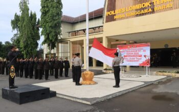 Polres Loteng Gelar Upacara Peringatan Hari Pahlawan “Teladani Semangat Juang Para Pahlawan”.