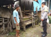 Bhabinkamtibmas Kuripan Dorong Warga Manfaatkan Pekarangan untuk Ketahanan Pangan