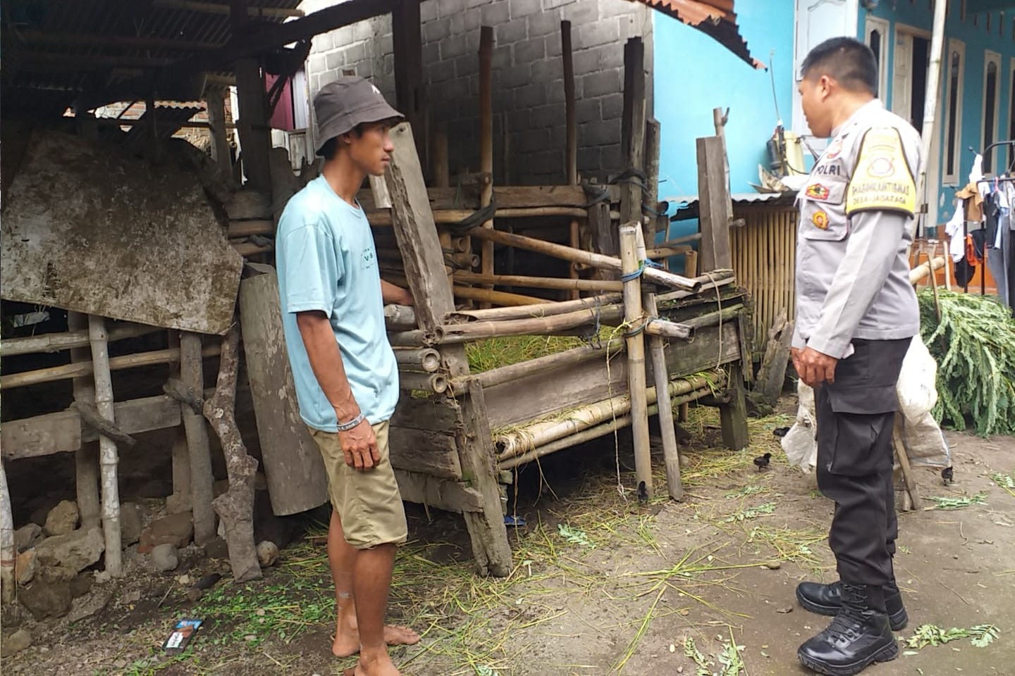 Polri Hadir di Tengah Warga: Mantung Gong Jadi Contoh Ketahanan Pangan Lokal