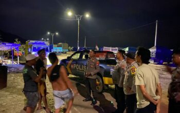 Patroli Blue Light Polsek Rasanae Barat, Cegah dan Tangkal Potensi Gangguan Kamtibmas di Wilayah Hukum Polres Bima Kota
