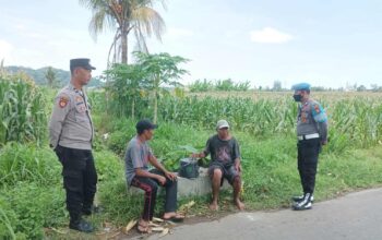Polsek Lembar Gelar Patroli KRYD, Warga Dusun Broro Merasa Aman