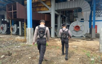 Unit Pamobvit Sat Samapta Polres Bima Kota Amankan Aset PT PLN UPP6 Nusa Tenggara 1 PLTU Bima