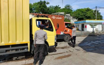 Polsek Kawasan Pelabuhan Lembar Perketat Pengamanan Bongkaran Kapal Padangbai