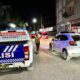 Blue Light Patroli dan Strong Point Malam, Sat Lantas Polres Dompu Jaga Kamseltibcar Lantas