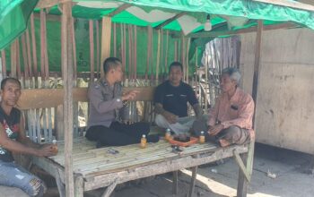 Bhabinkamtibmas Jatibaru Timur Sosialisasi Layanan 110 dan Imbau Warga Tidak Gunakan Knalpot Brong