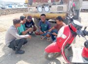 Personel Polsek Kawasan Pelabuhan Laut Bima Laksanakan Patroli Rutin dan Sosialisasi Layanan 110