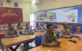 POLRES DOMPU GELAR SOSIALISASI WHISTLE BLOWER SYSTEM DAN SP4N–LAPOR UNTUK TINGKATKAN TRANSPARANSI PELAYANAN