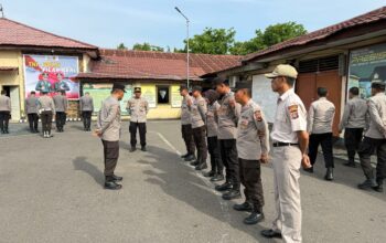 POLRES DOMPU GELAR SOSIALISASI LARANGAN GAYA HIDUP HEDON BAGI PNPP DAN KELUARGA