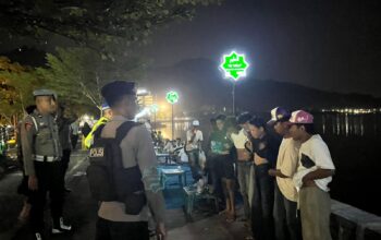 Polres Bima Kota Gelar Patroli KRYD Antisipasi Gangguan Kamtibmas Malam Minggu
