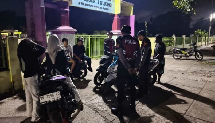 Patroli Dialogis Polres Lombok Barat Jaga Kamtibmas Malam Hari