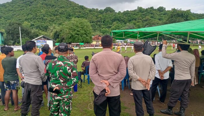 Final Turnamen Mini Soccer Karang Taruna Cup I Desa Rasabou Berlangsung Aman dan Sukses